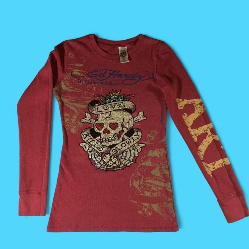 Rare ed hardy rhinestone